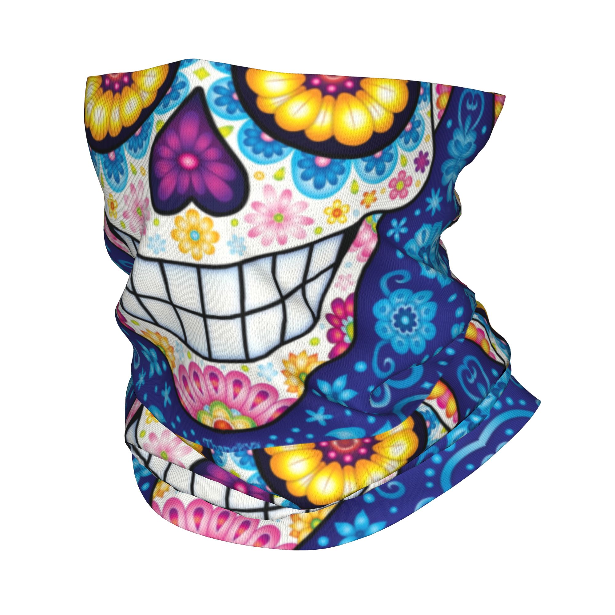 Neck Warmer Tube - Penutup Kepala Musim Dingin Motif Tengkorak