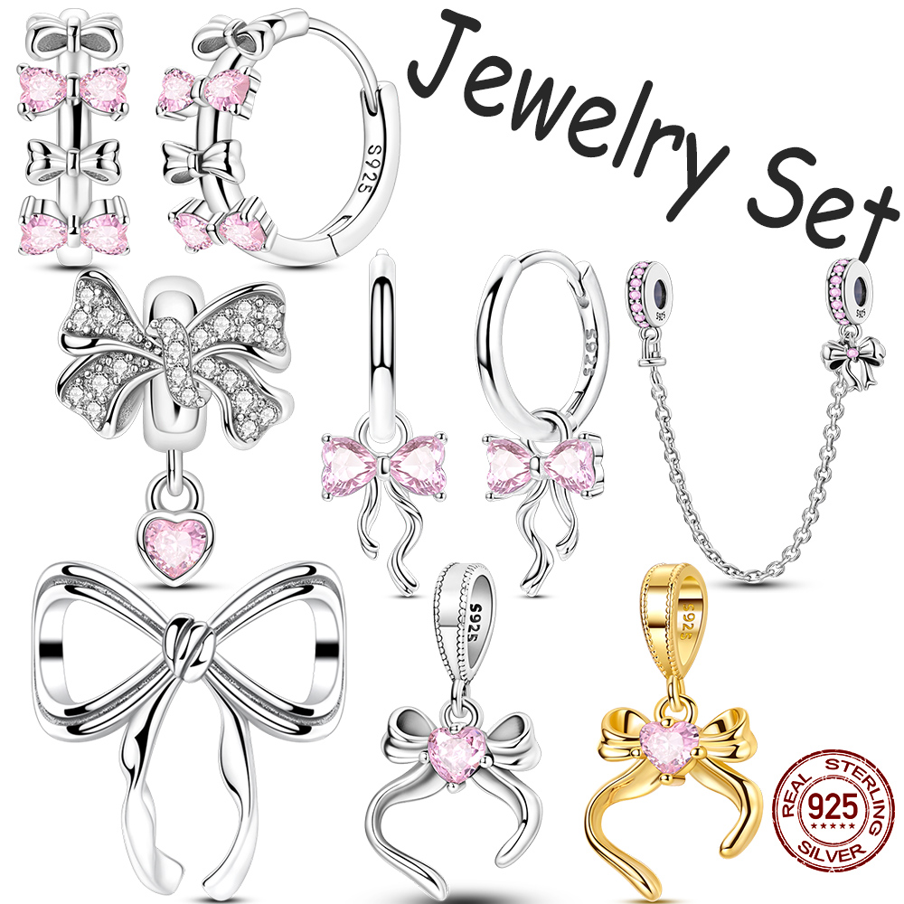 Tie Clip Silver - Set Perhiasan Perak Sterling 925, Liontin