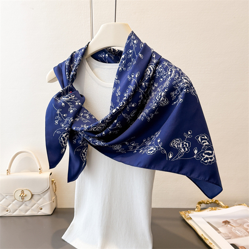 Syal Persegi 90X90Cm Antik Mew - Face Scarf Mask ulasan dan harga