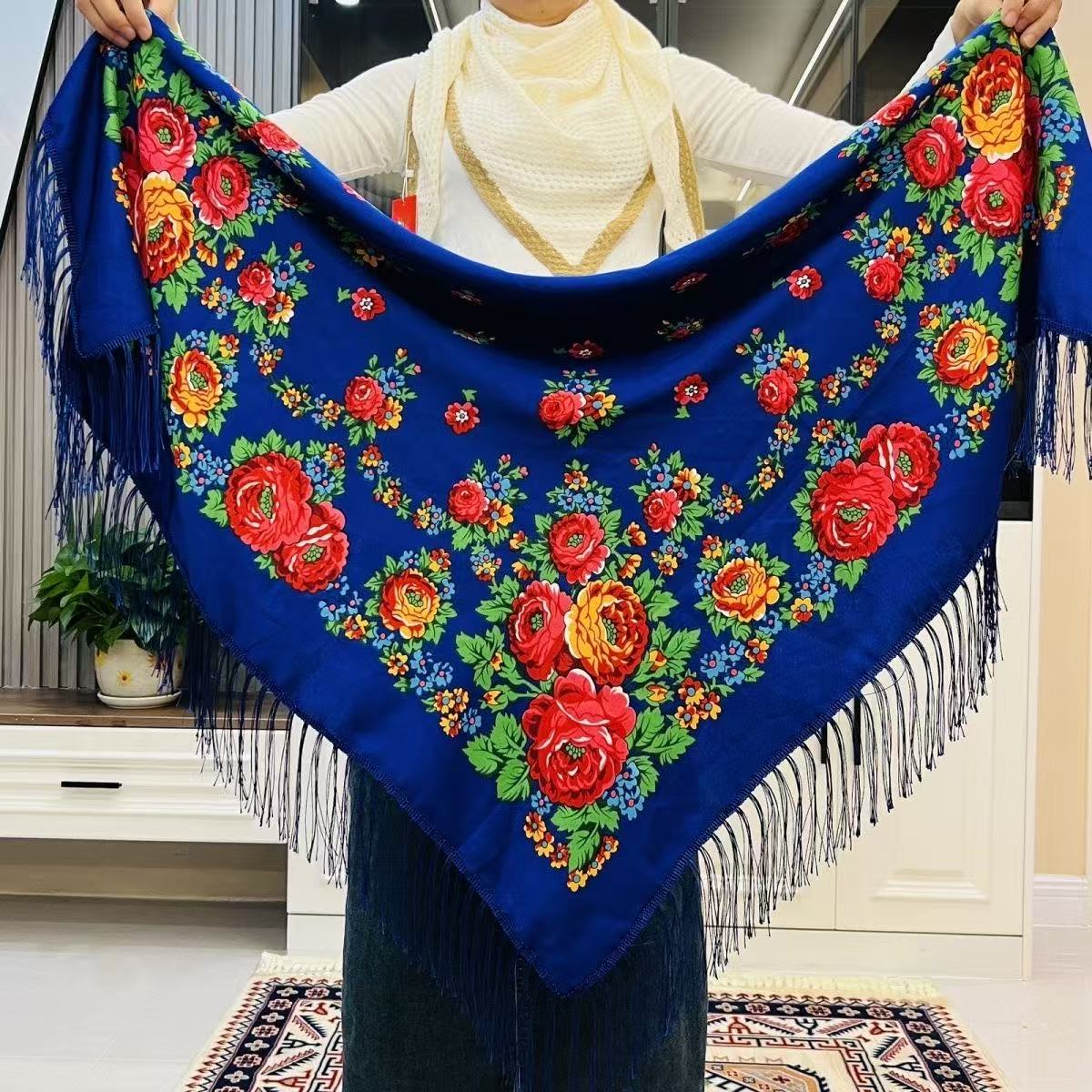 Syal Persegi Nasional Rusia Bu - Bandana Cotton ulasan dan harga