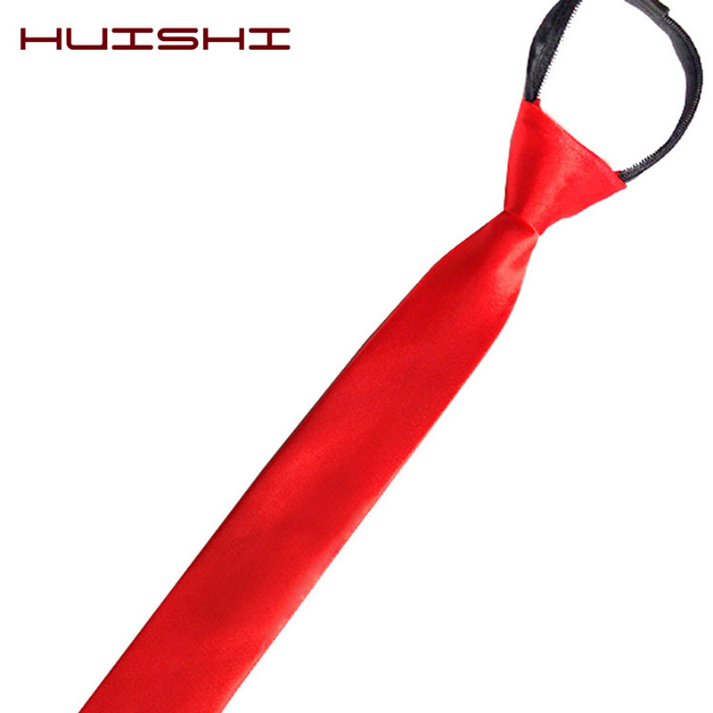 HUISHI Mens Ritsleting Dasi Ku - Skinny Tie Men ulasan dan harga