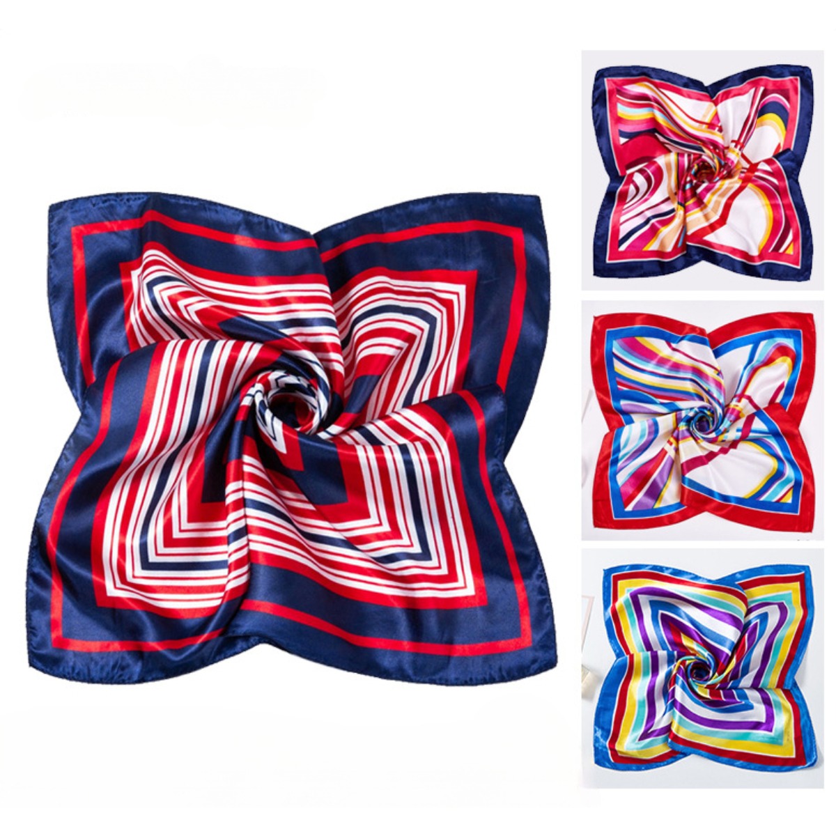 50*50cm syal syal sutra perseg - Face Scarf Mask ulasan dan harga
