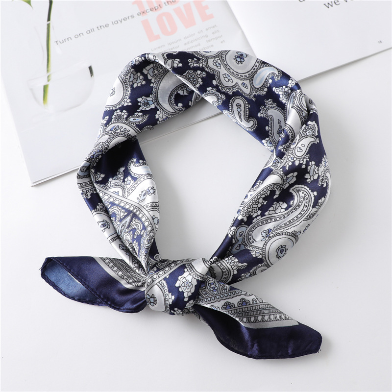 Syal Sutra Persegi Mewah 60Cm  - Face Scarf Mask ulasan dan harga