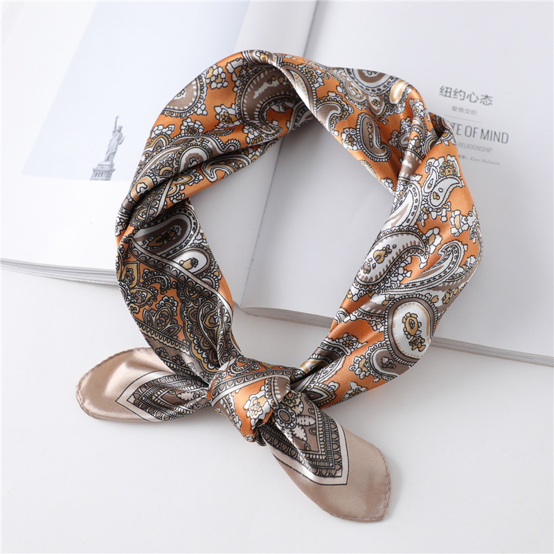 Syal Sutra Persegi Mewah 60Cm  - Face Scarf Mask ulasan dan harga