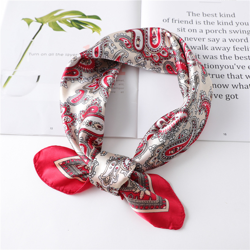 Syal Sutra Persegi Mewah 60Cm  - Face Scarf Mask ulasan dan harga