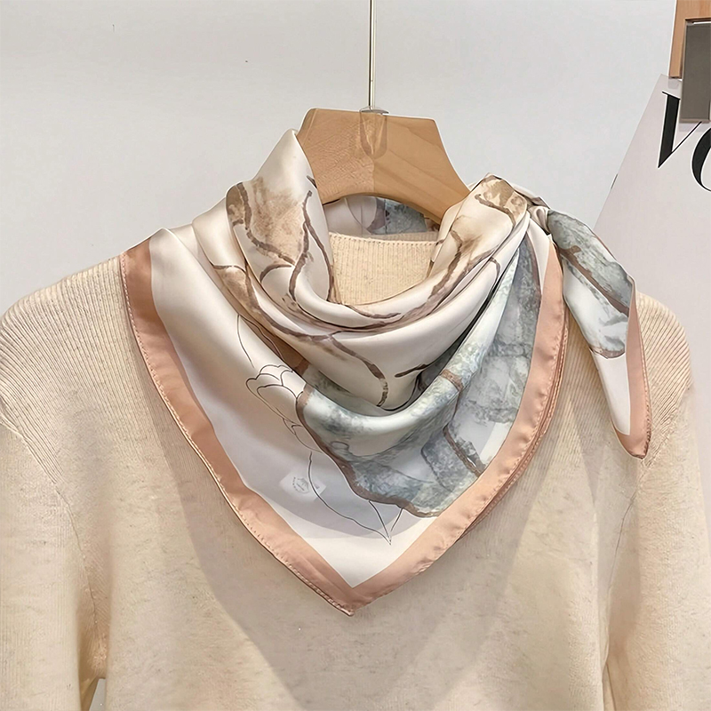2024 desain mode cetak Satin p - Face Scarf Mask ulasan dan harga