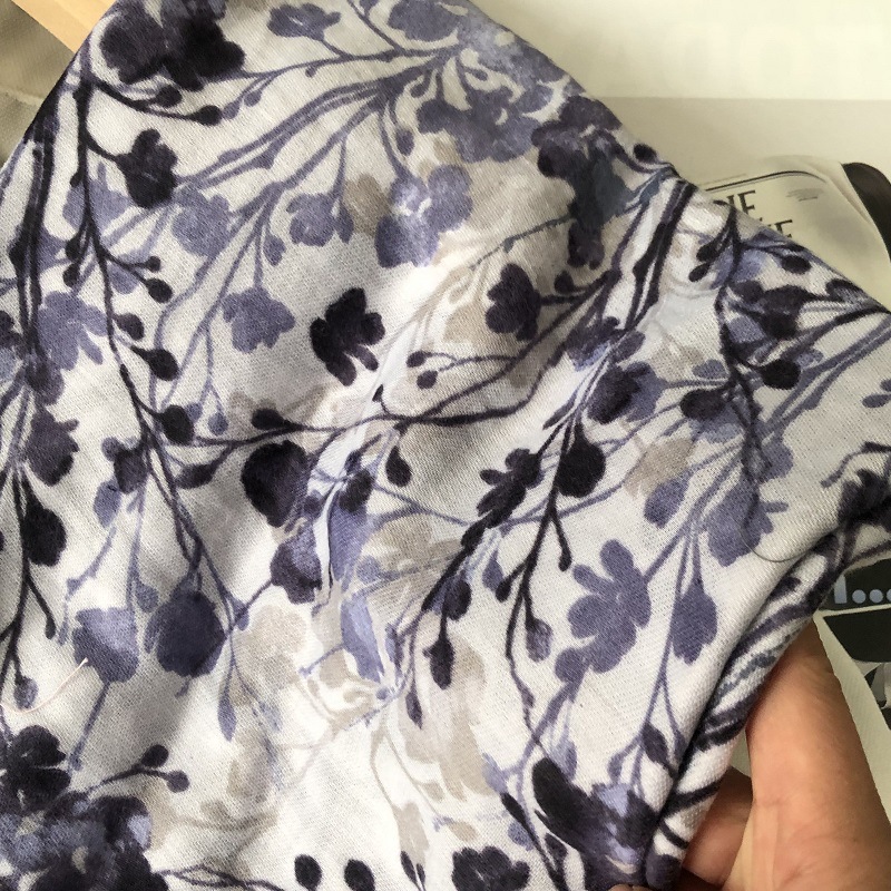Syal motif bunga wanita merek  - Bandana Cotton ulasan dan harga