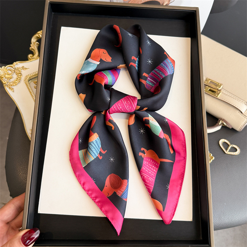 Syal Bandana Motif Anjing Wien - Face Scarf Mask ulasan dan harga