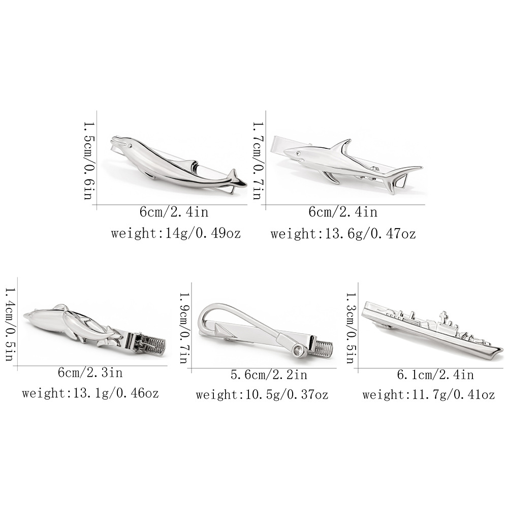 Penjepit Dasi Hewan Laut Kreat - Tie Clip Silver ulasan dan harga
